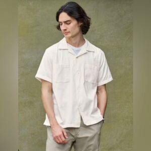 Buck Mason Draped Twill Camp Shirt